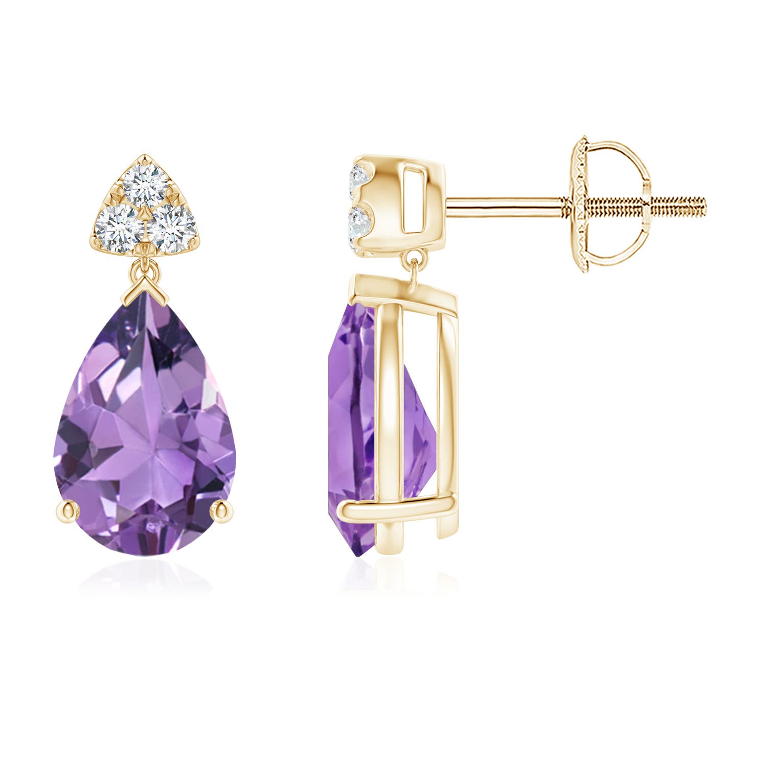 A - Amethyst / 2.17 CT / 14 KT Yellow Gold