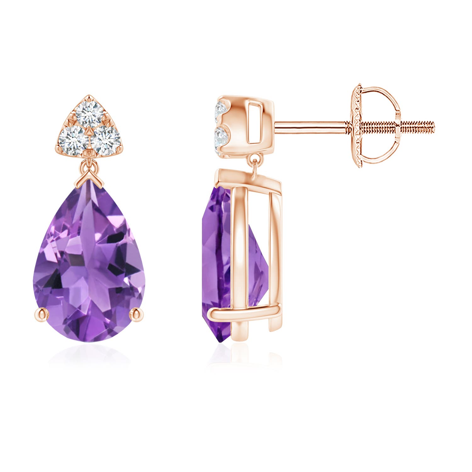 AA - Amethyst / 2.17 CT / 14 KT Rose Gold