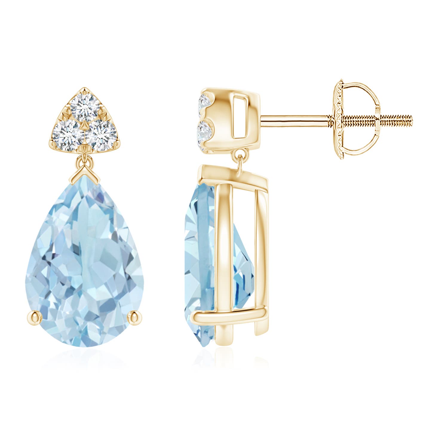 AA - Aquamarine / 3.28 CT / 14 KT Yellow Gold