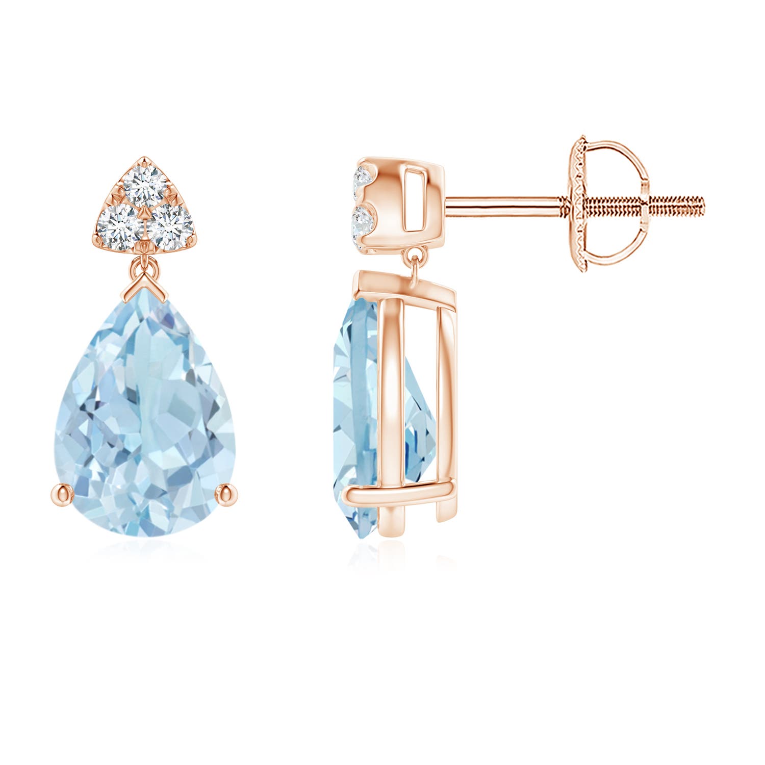 AA - Aquamarine / 1.76 CT / 14 KT Rose Gold