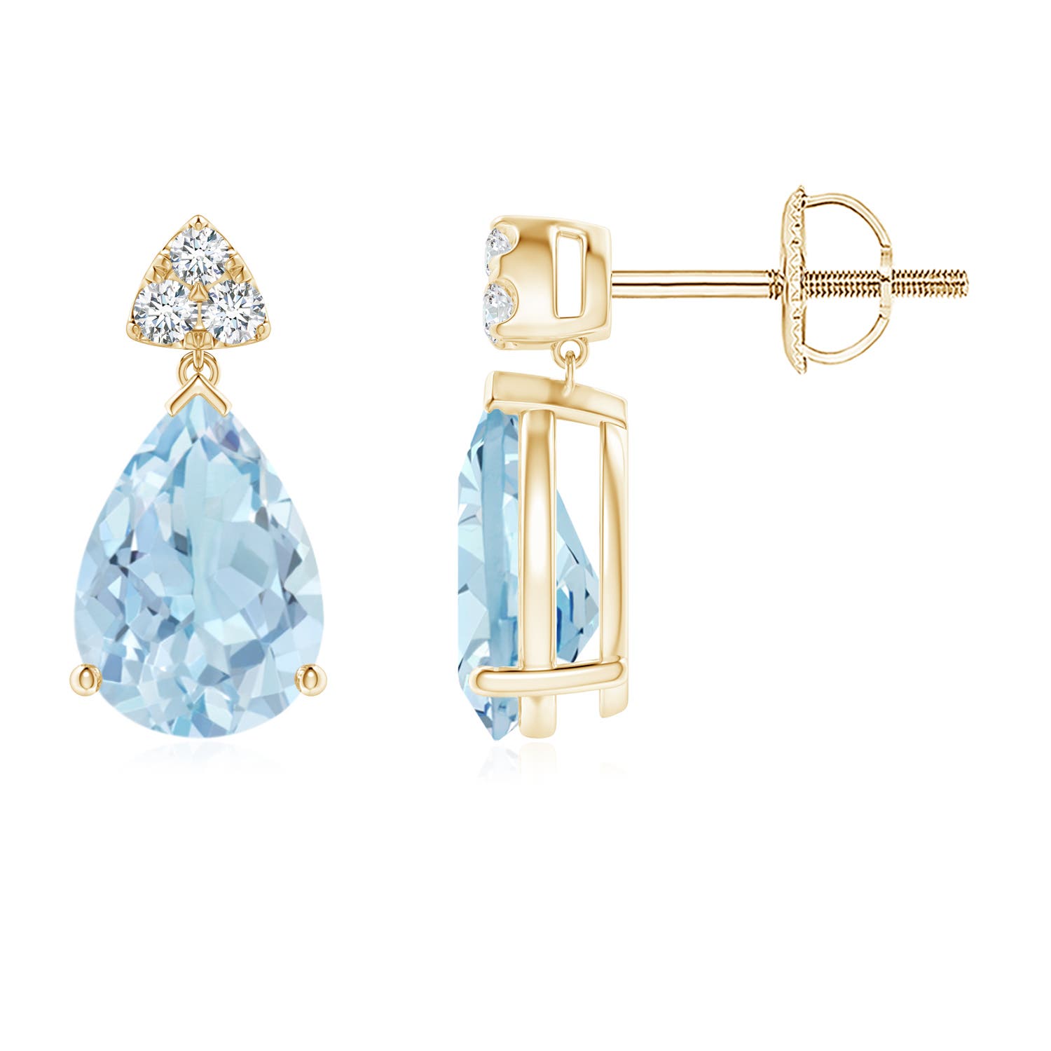 AA - Aquamarine / 1.76 CT / 14 KT Yellow Gold