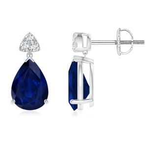 Pear AA Blue Sapphire