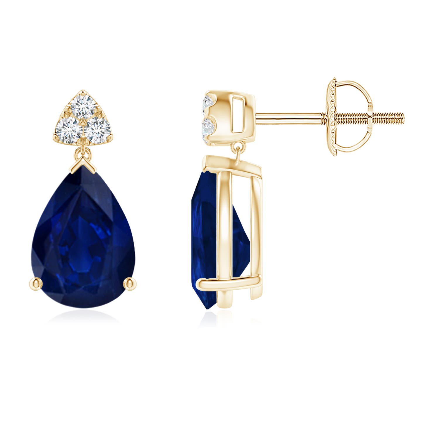 AA - Blue Sapphire / 2.36 CT / 14 KT Yellow Gold