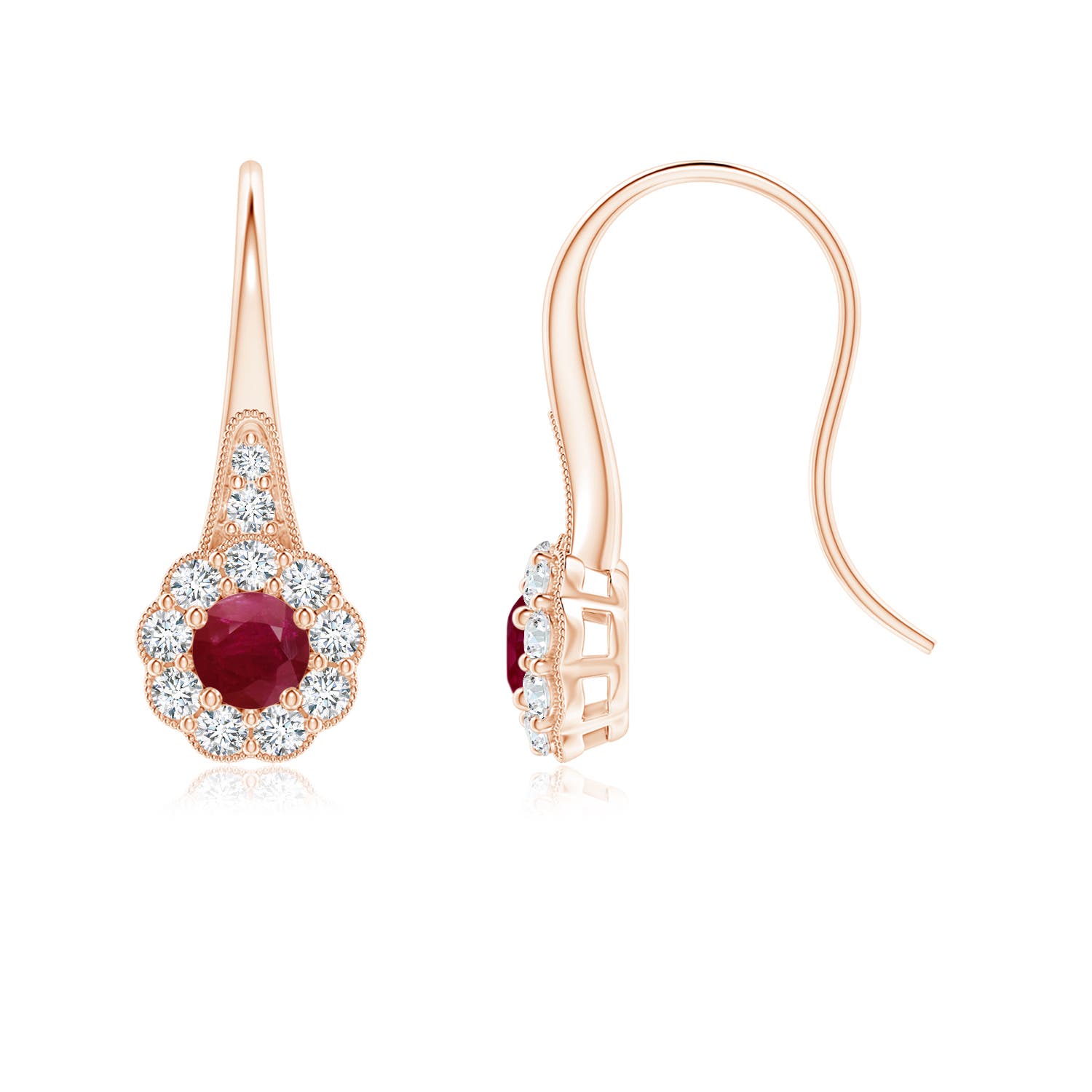 A - Ruby / 1.2 CT / 14 KT Rose Gold