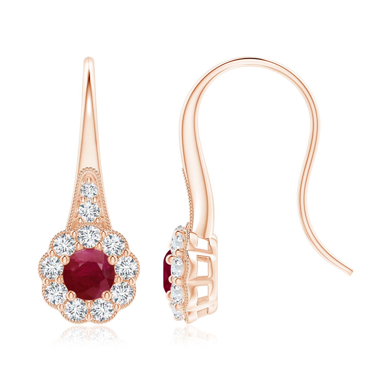 A - Ruby / 2.27 CT / 14 KT Rose Gold