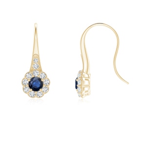 Round AA Blue Sapphire
