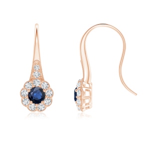 Round AA Blue Sapphire