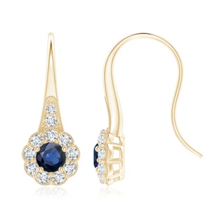 Round AA Blue Sapphire