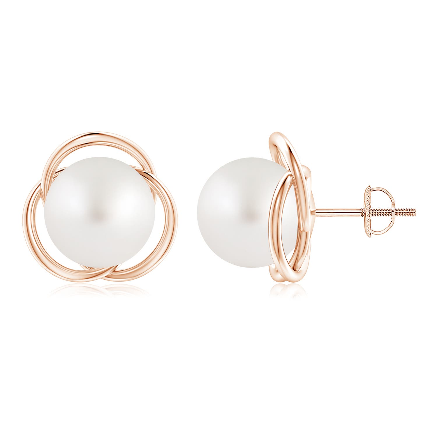 AA - South Sea Cultured Pearl / 14.4 CT / 14 KT Rose Gold