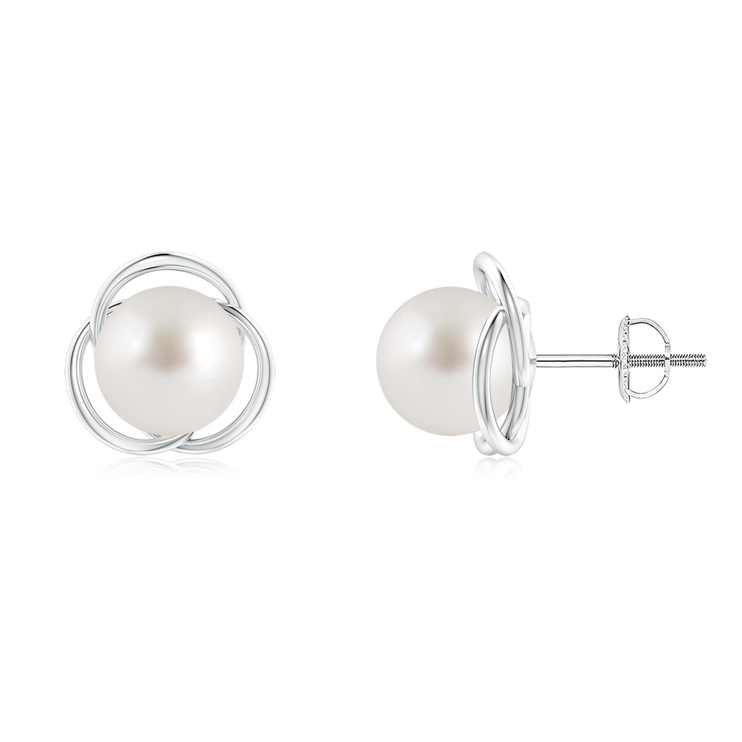 AAA - South Sea Cultured Pearl / 7.4 CT / 14 KT White Gold