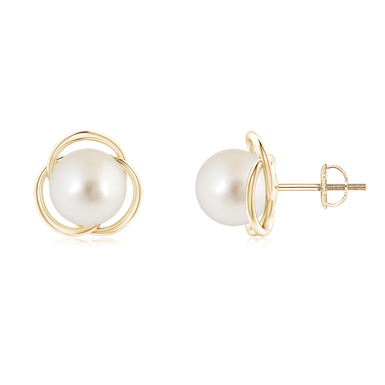 AAAA - South Sea Cultured Pearl / 7.4 CT / 14 KT Yellow Gold