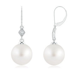 Platinum Platinum South Sea Pearl Earrings