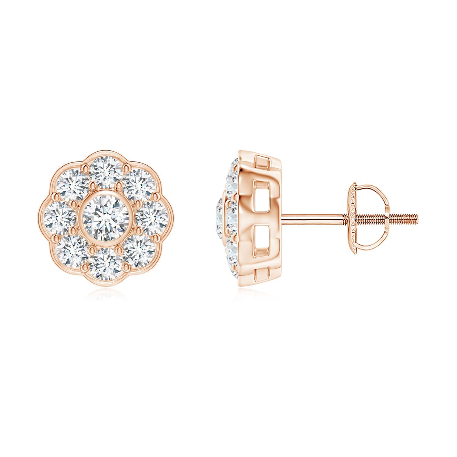 F-G, VS / 1.08 CT / 14 KT Rose Gold