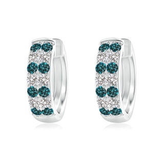 Round AA Enhanced Blue Diamond