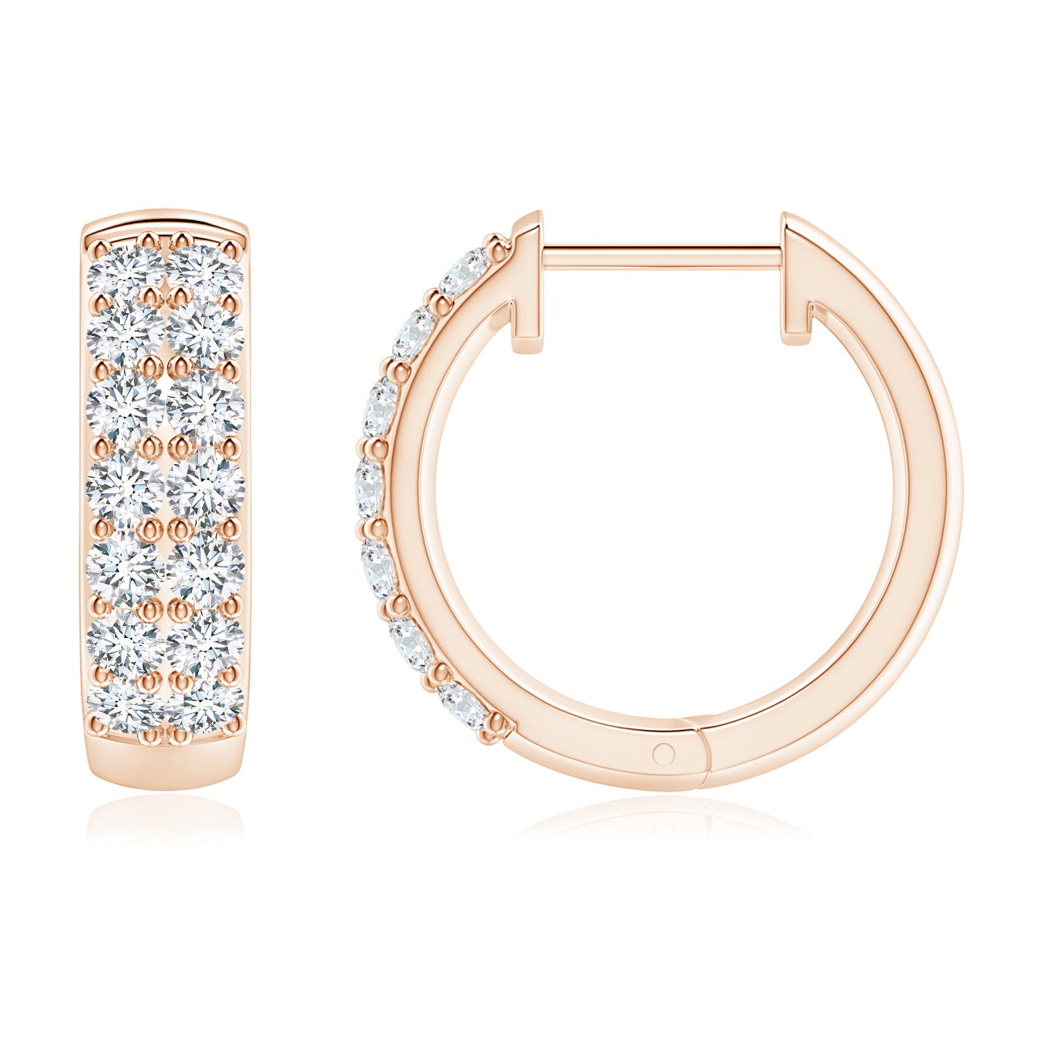 F-G, VS / 0.98 CT / 14 KT Rose Gold