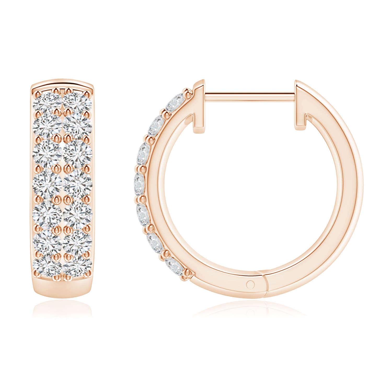 H, SI2 / 0.98 CT / 14 KT Rose Gold