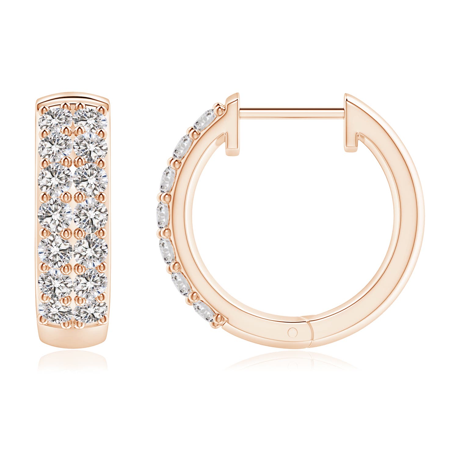 I-J, I1-I2 / 0.98 CT / 14 KT Rose Gold