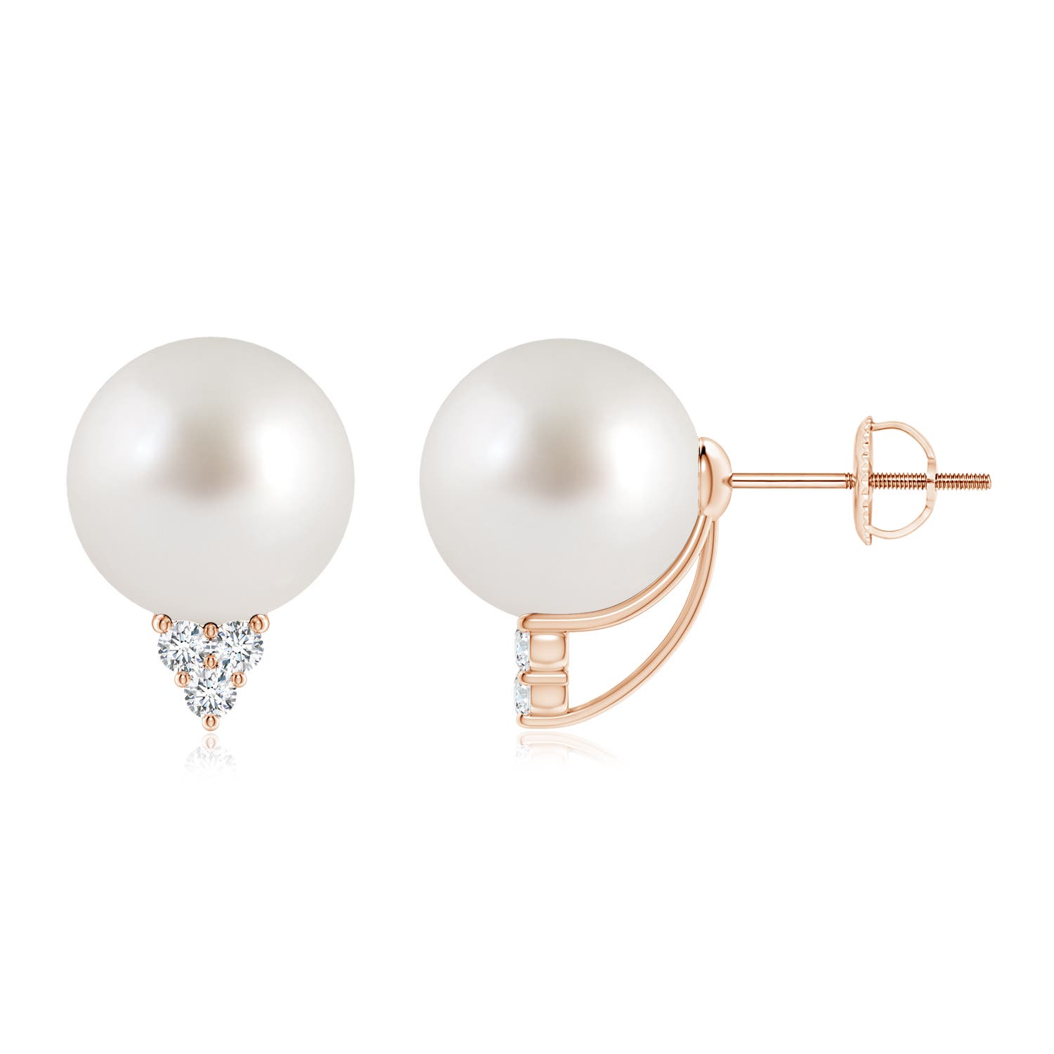 AAA - South Sea Cultured Pearl / 14.53 CT / 14 KT Rose Gold