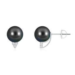 Platinum Platinum Tahitian Pearl Earrings