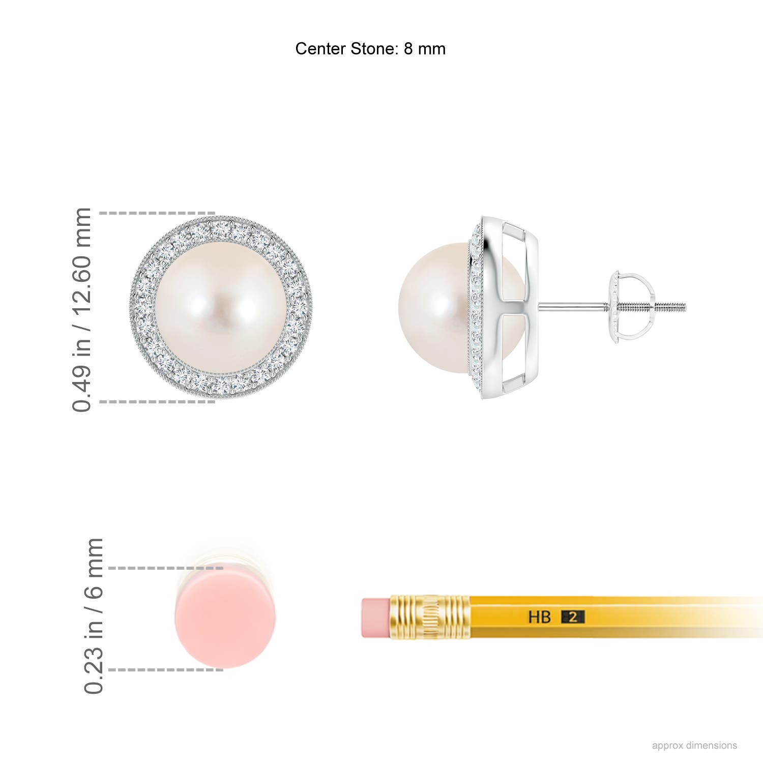 AAAA / 7.78 CT / 14 KT White Gold