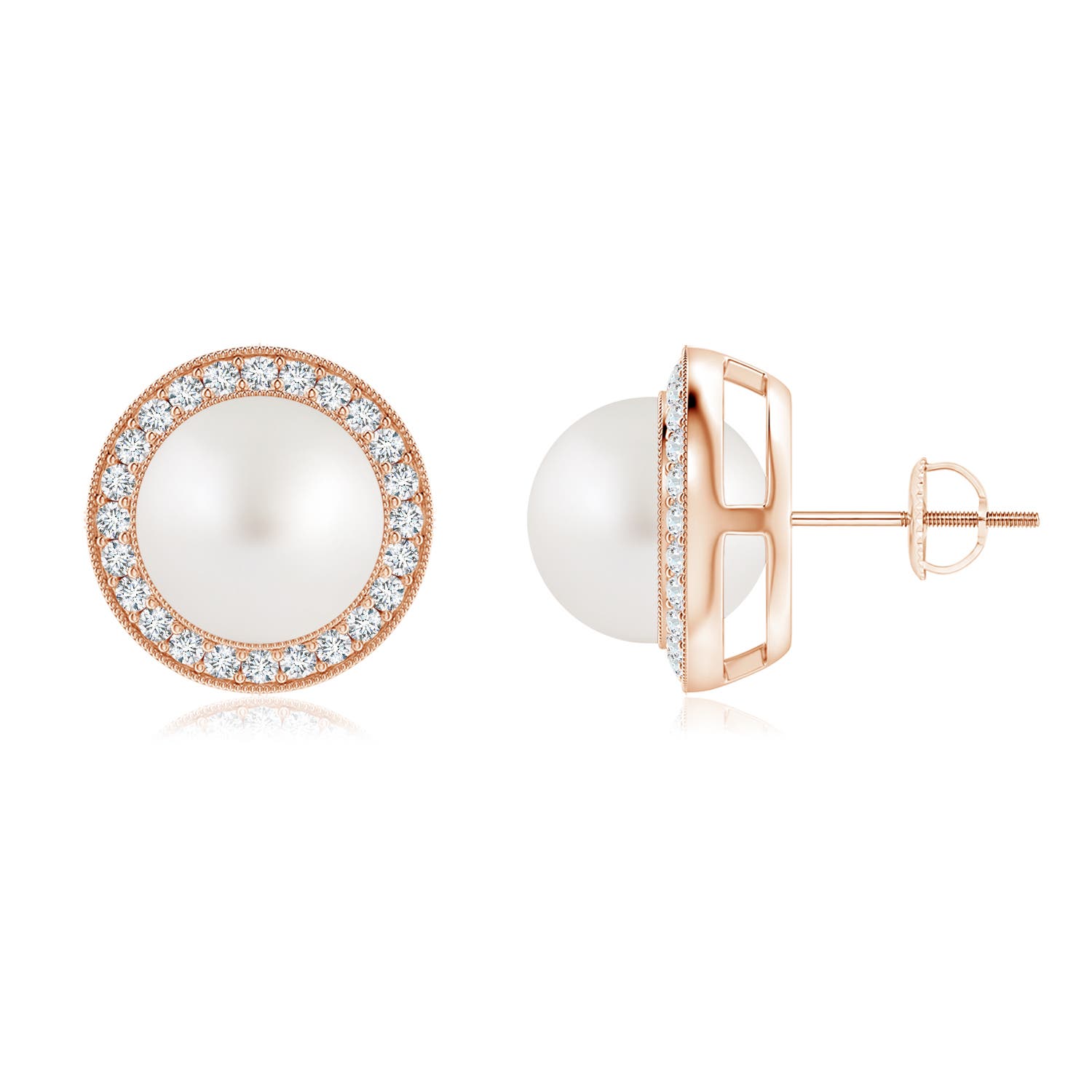 AA - South Sea Cultured Pearl / 11.03 CT / 14 KT Rose Gold