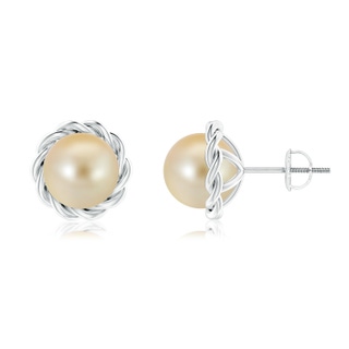 Round AAA Golden South Sea Cultured Pearl