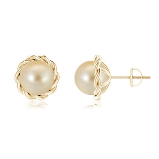 Round AAA Golden South Sea Cultured Pearl