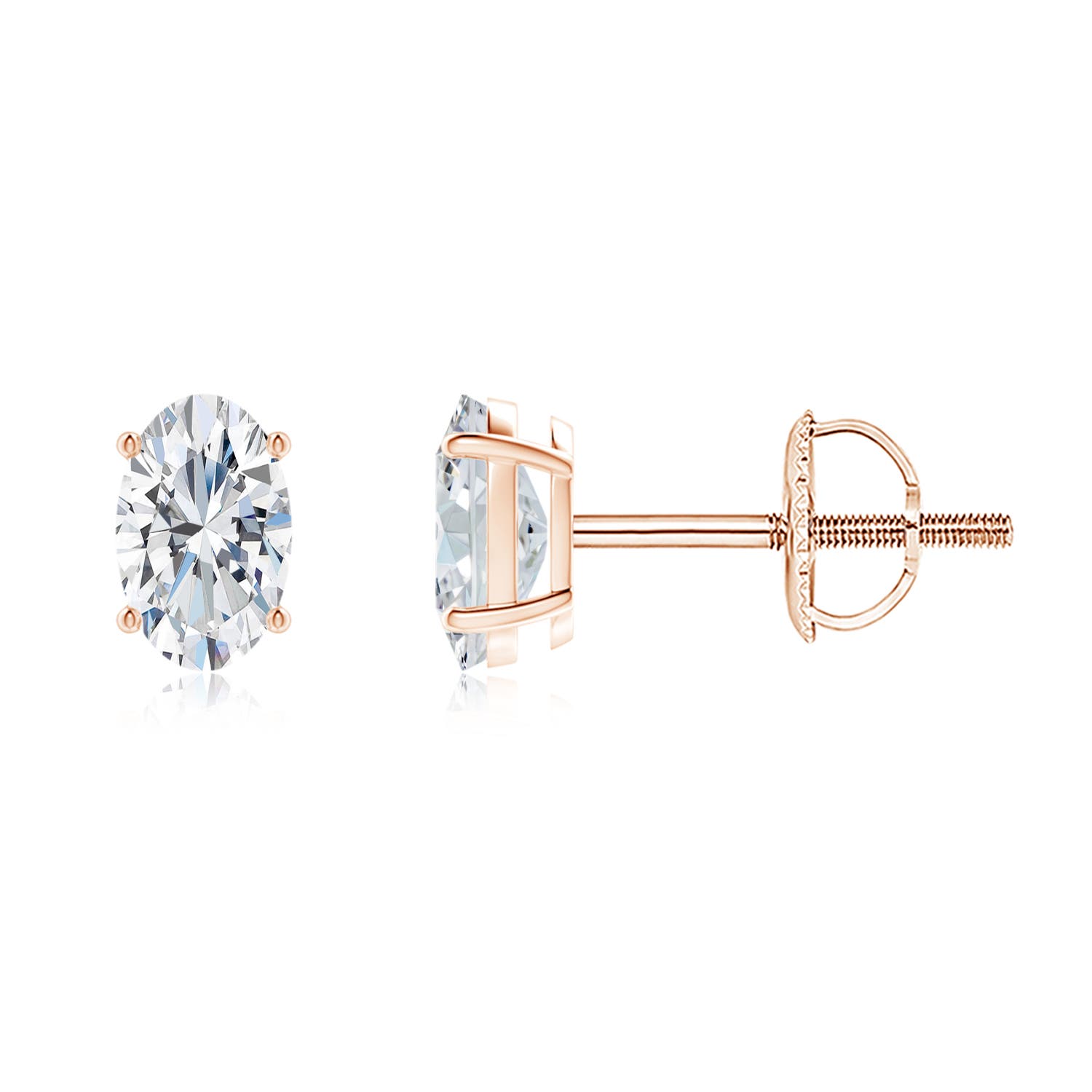 G, VS2 / 0.66 CT / 14 KT Rose Gold