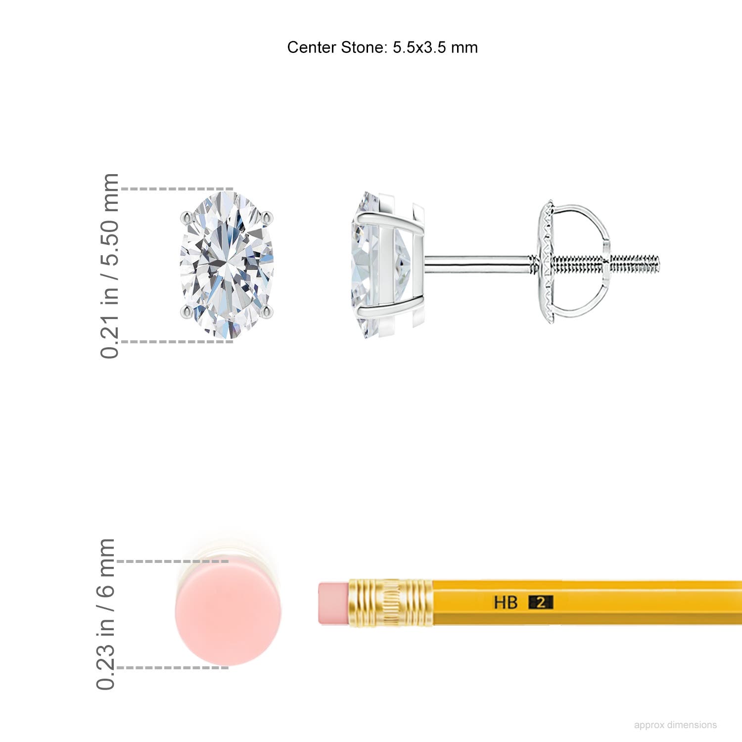 G, VS2 / 0.66 CT / 14 KT White Gold