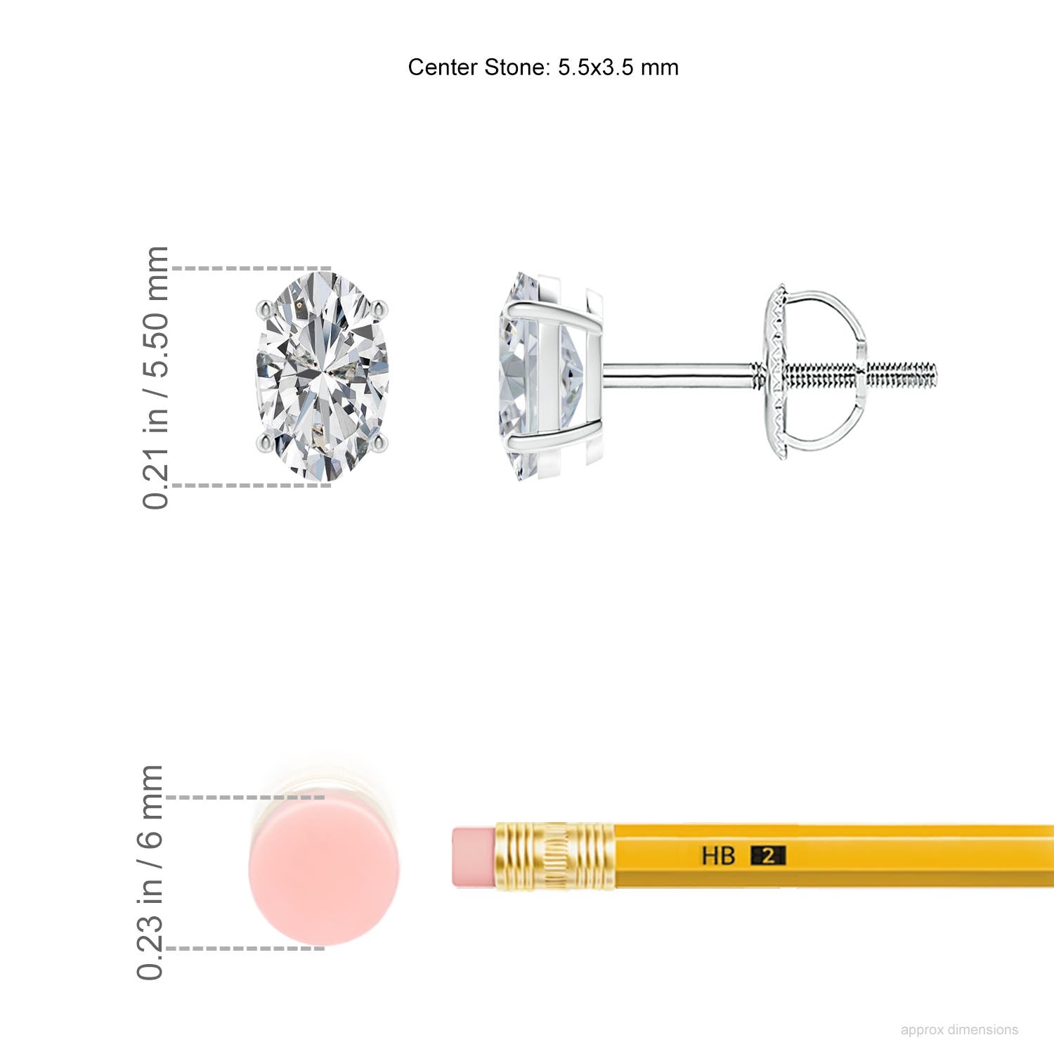 H, SI2 / 0.66 CT / 14 KT White Gold