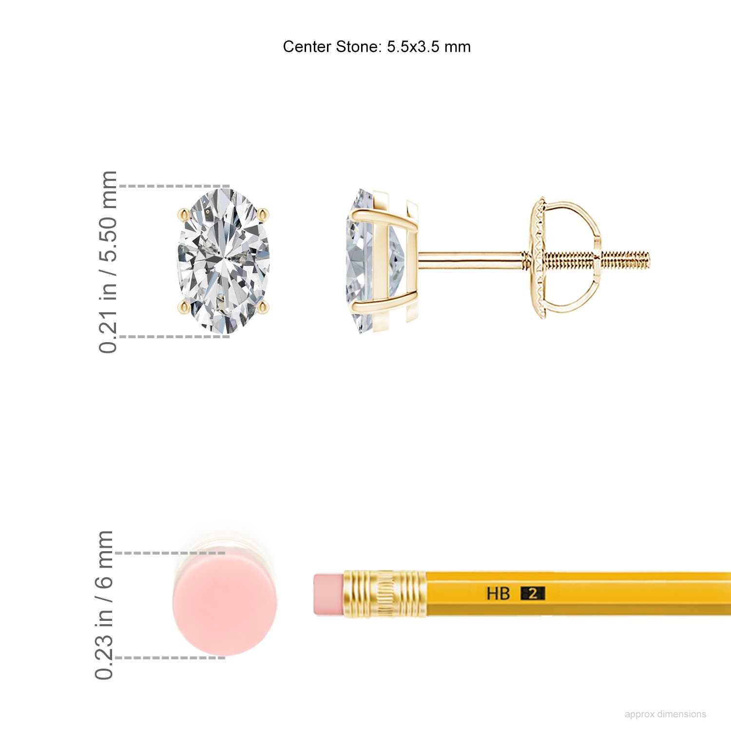 H, SI2 / 0.66 CT / 14 KT Yellow Gold