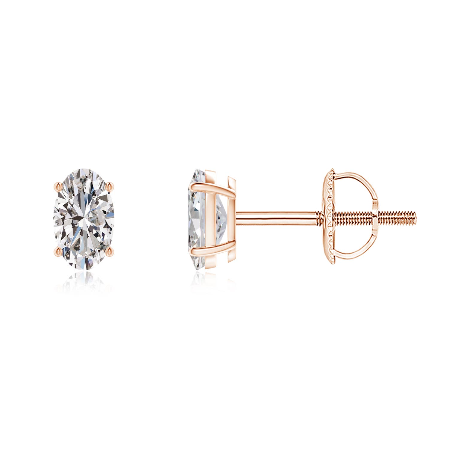 I-J, I1-I2 / 0.42 CT / 14 KT Rose Gold