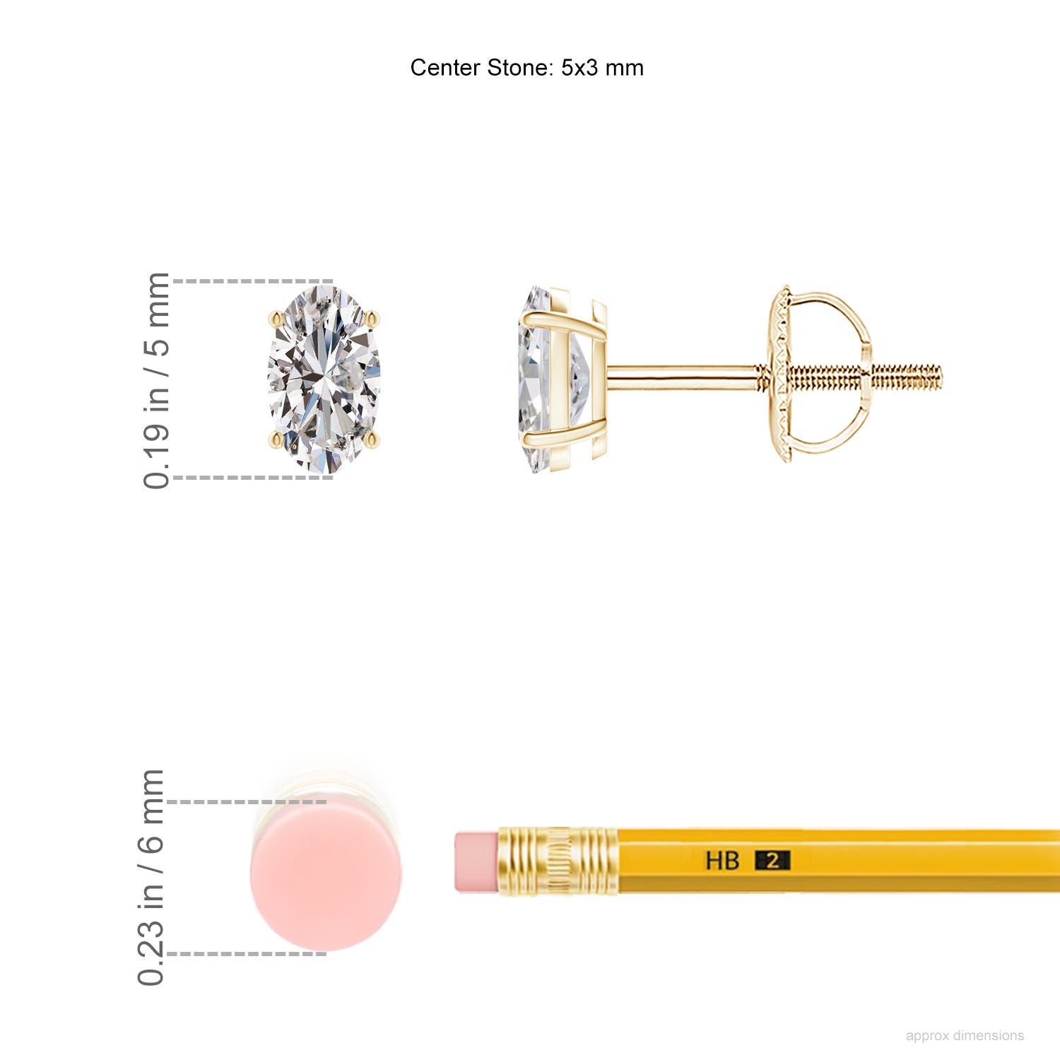 I-J, I1-I2 / 0.42 CT / 14 KT Yellow Gold