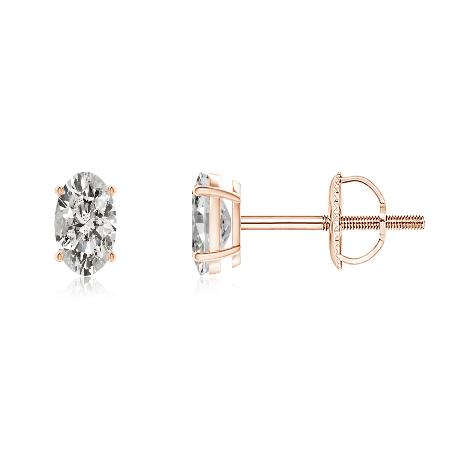 K, I3 / 0.42 CT / 14 KT Rose Gold