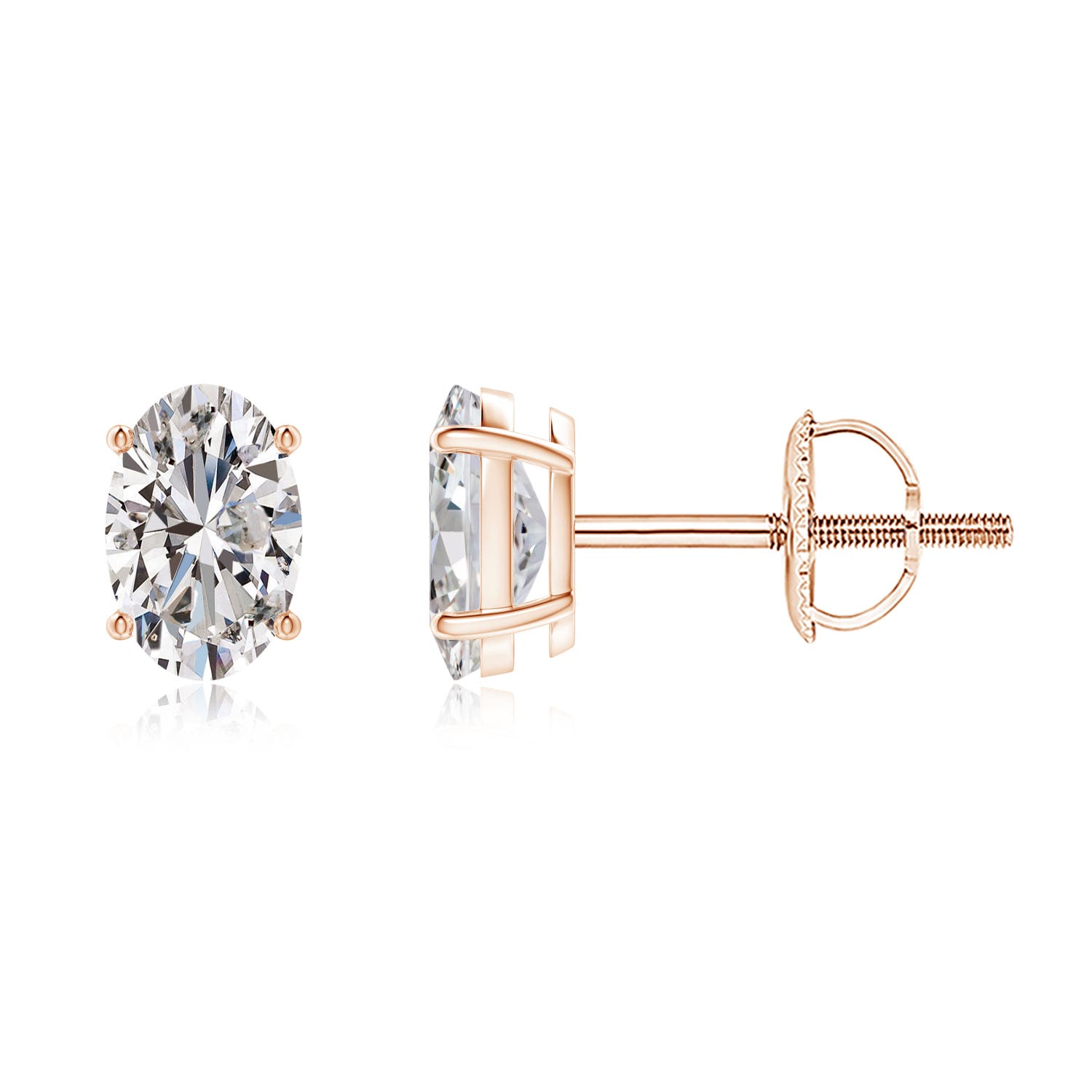 I-J, I1-I2 / 0.86 CT / 14 KT Rose Gold