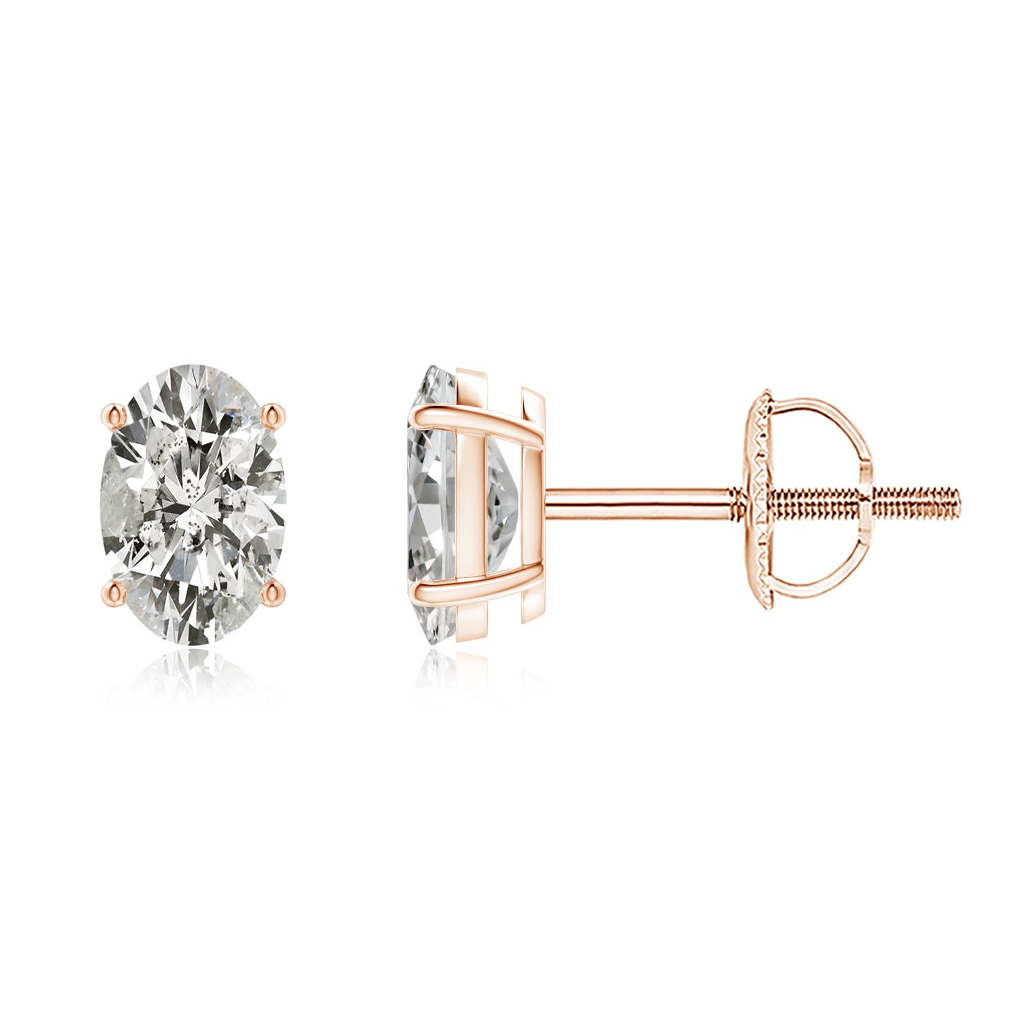 K, I3 / 0.86 CT / 14 KT Rose Gold