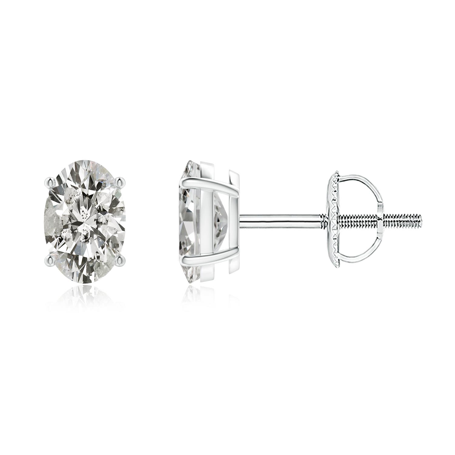 K, I3 / 0.86 CT / 14 KT White Gold