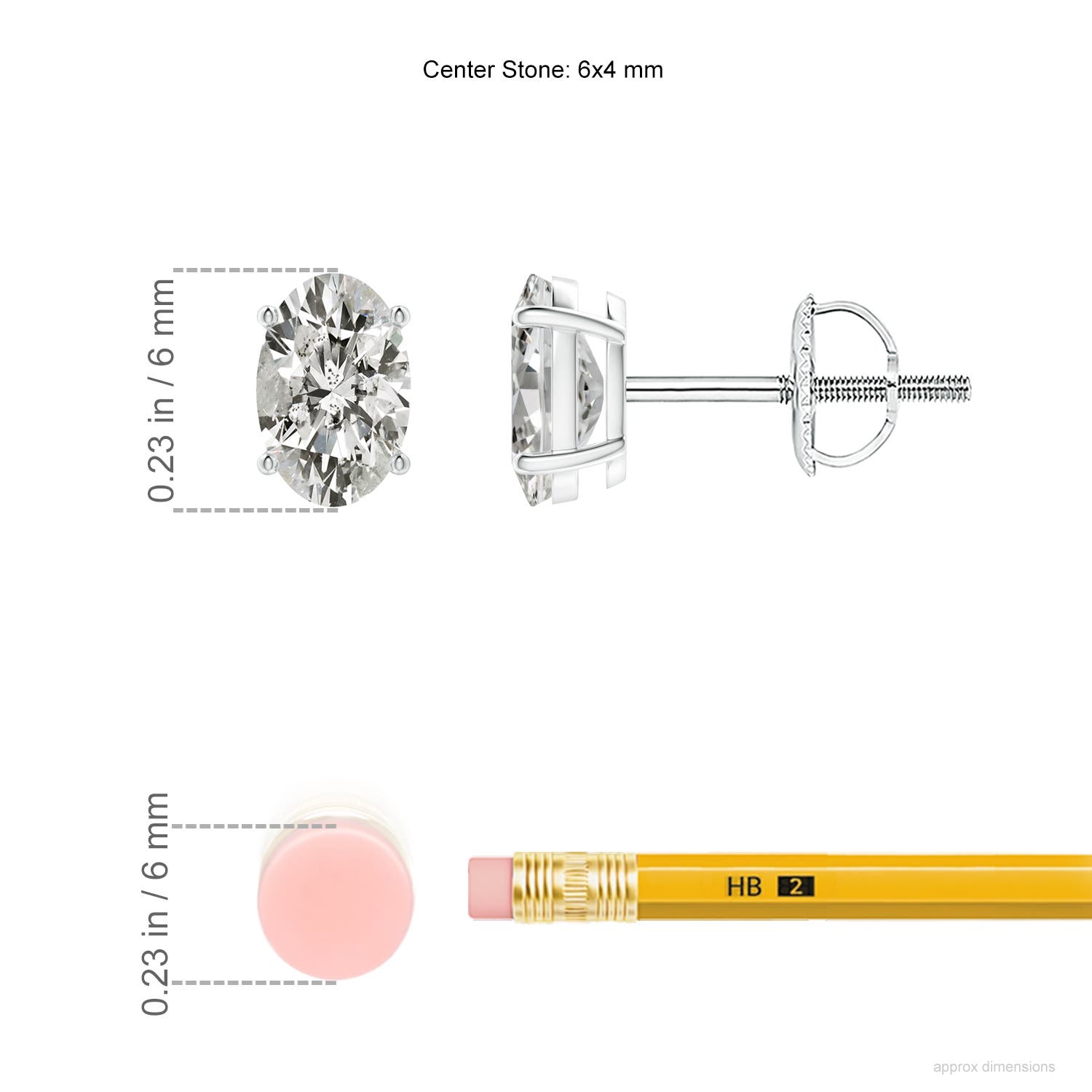 K, I3 / 0.86 CT / 14 KT White Gold