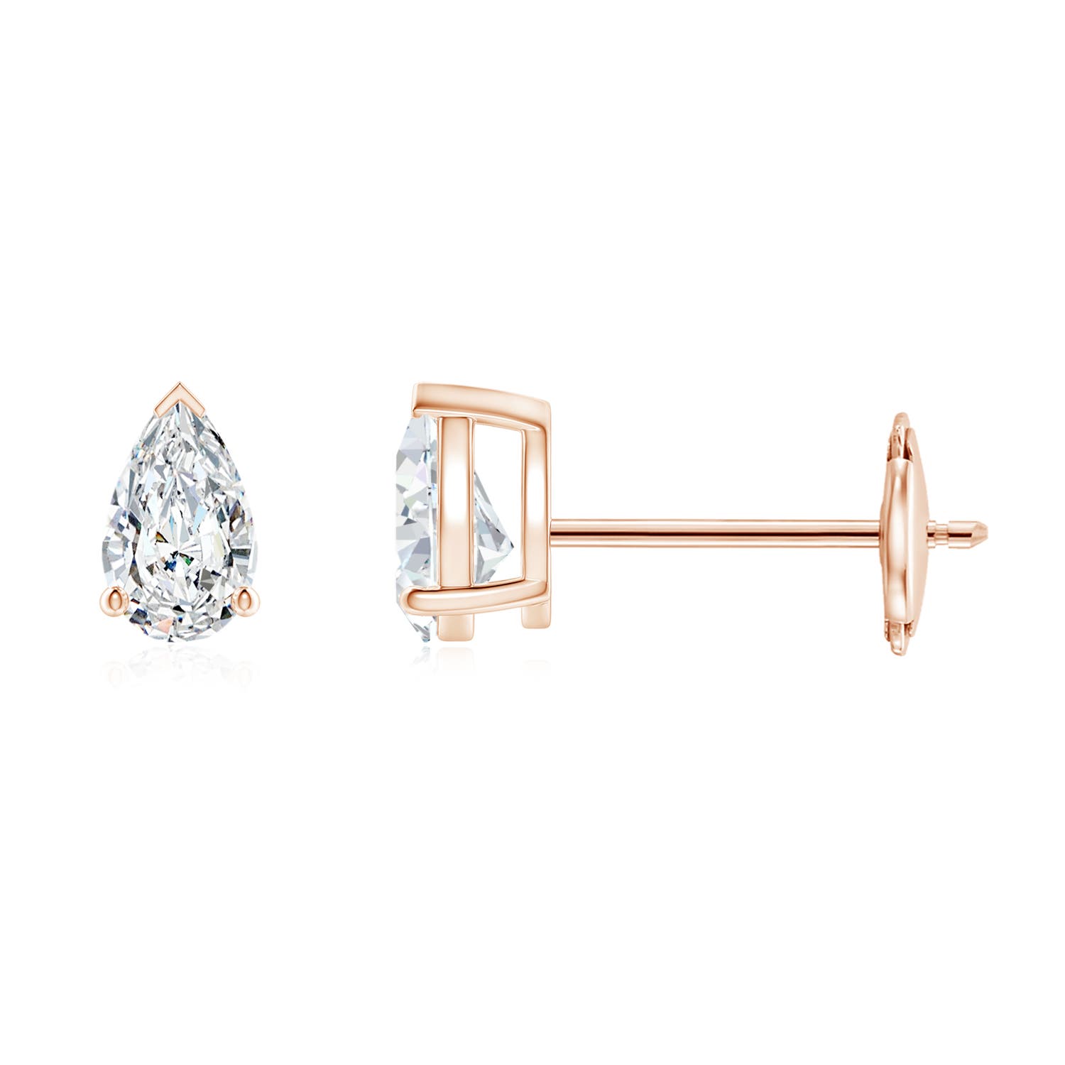 G, VS2 / 0.4 CT / 14 KT Rose Gold