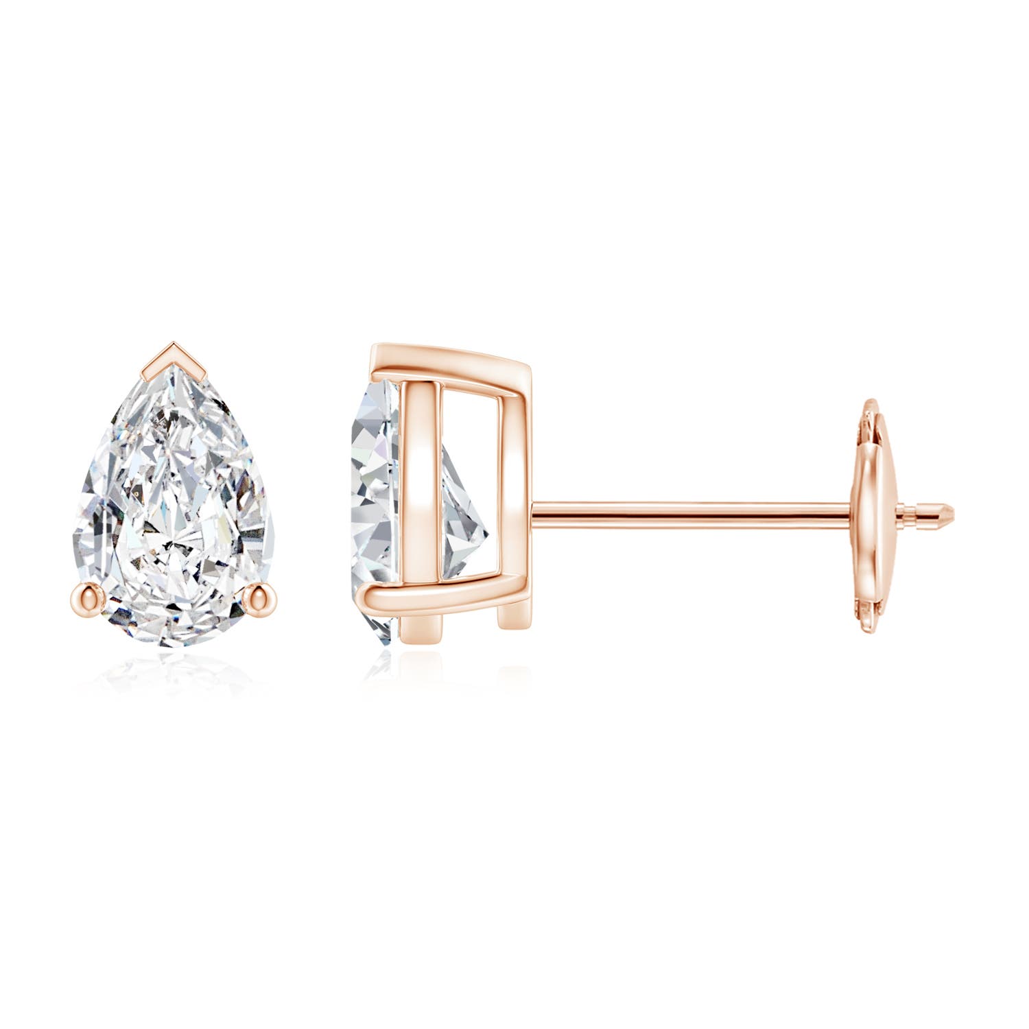 H, SI2 / 0.8 CT / 14 KT Rose Gold