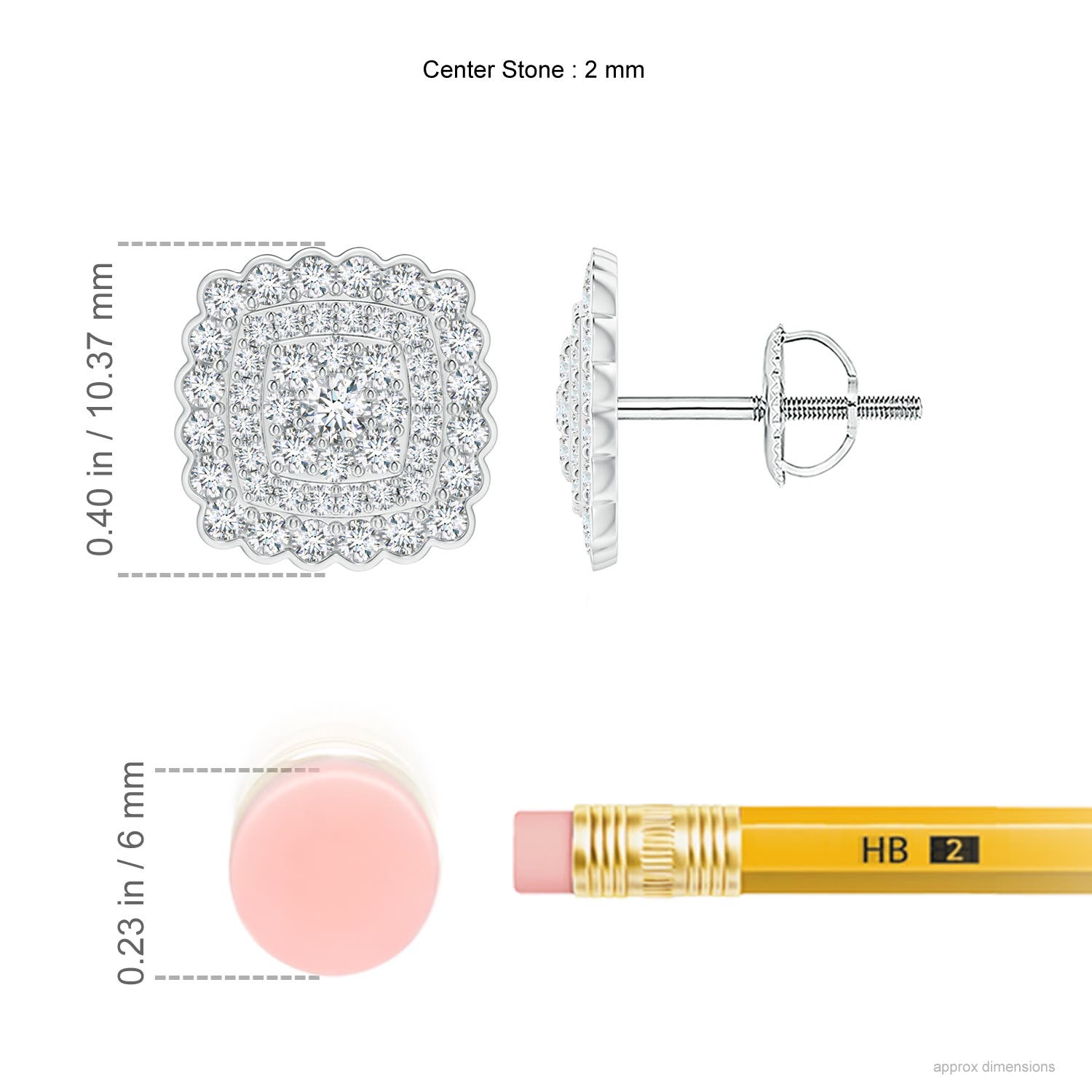 G, VS2 / 0.7 CT / 14 KT White Gold