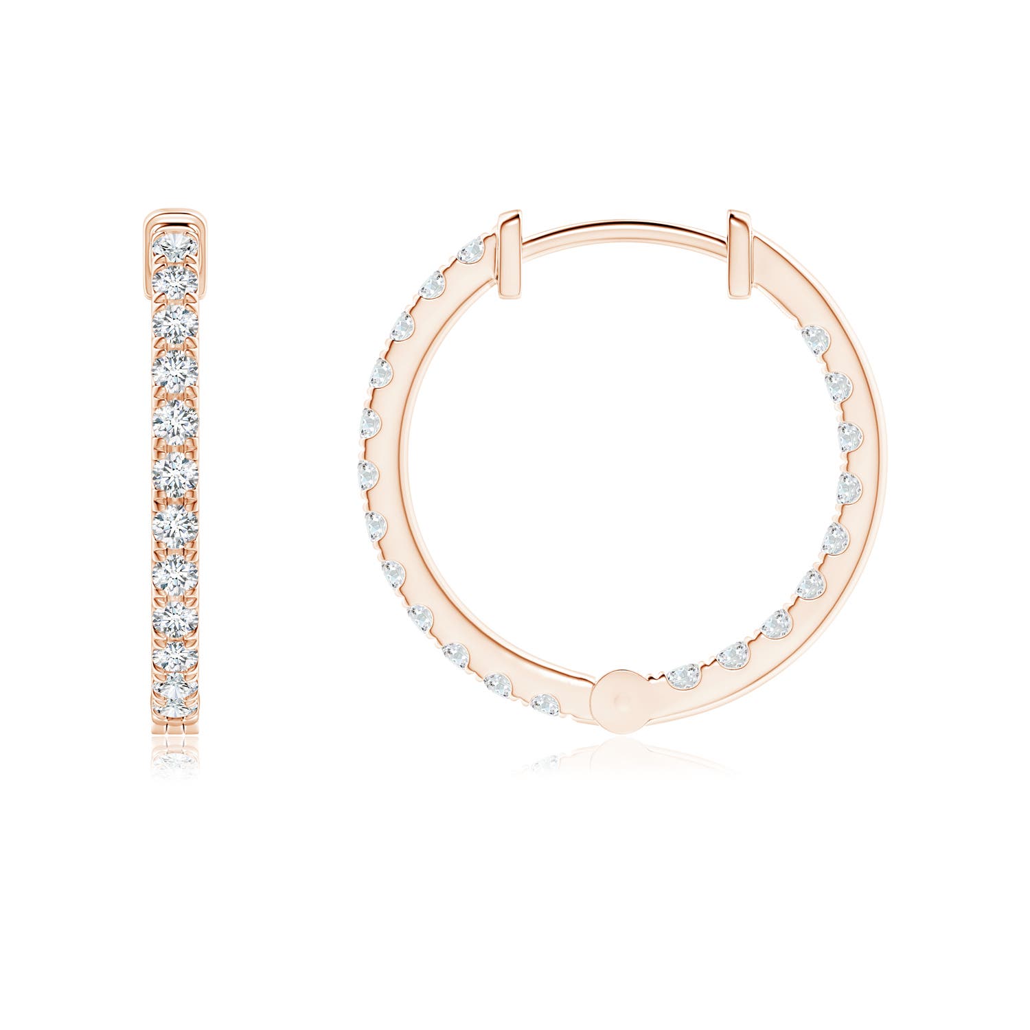 G, VS2 / 0.5 CT / 14 KT Rose Gold