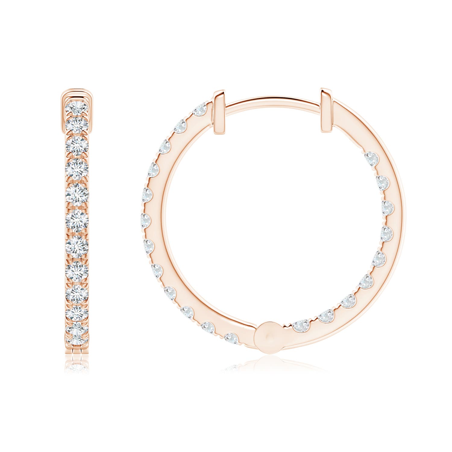 G, VS2 / 0.76 CT / 14 KT Rose Gold