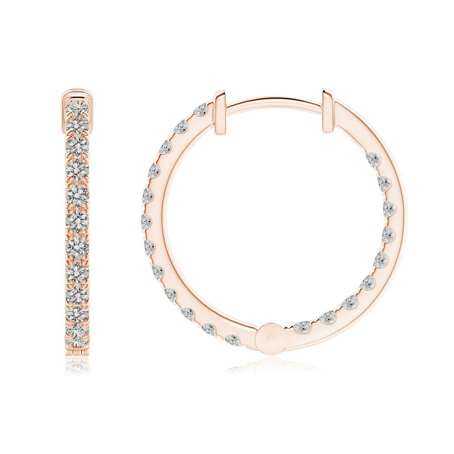 K, I3 / 0.76 CT / 14 KT Rose Gold