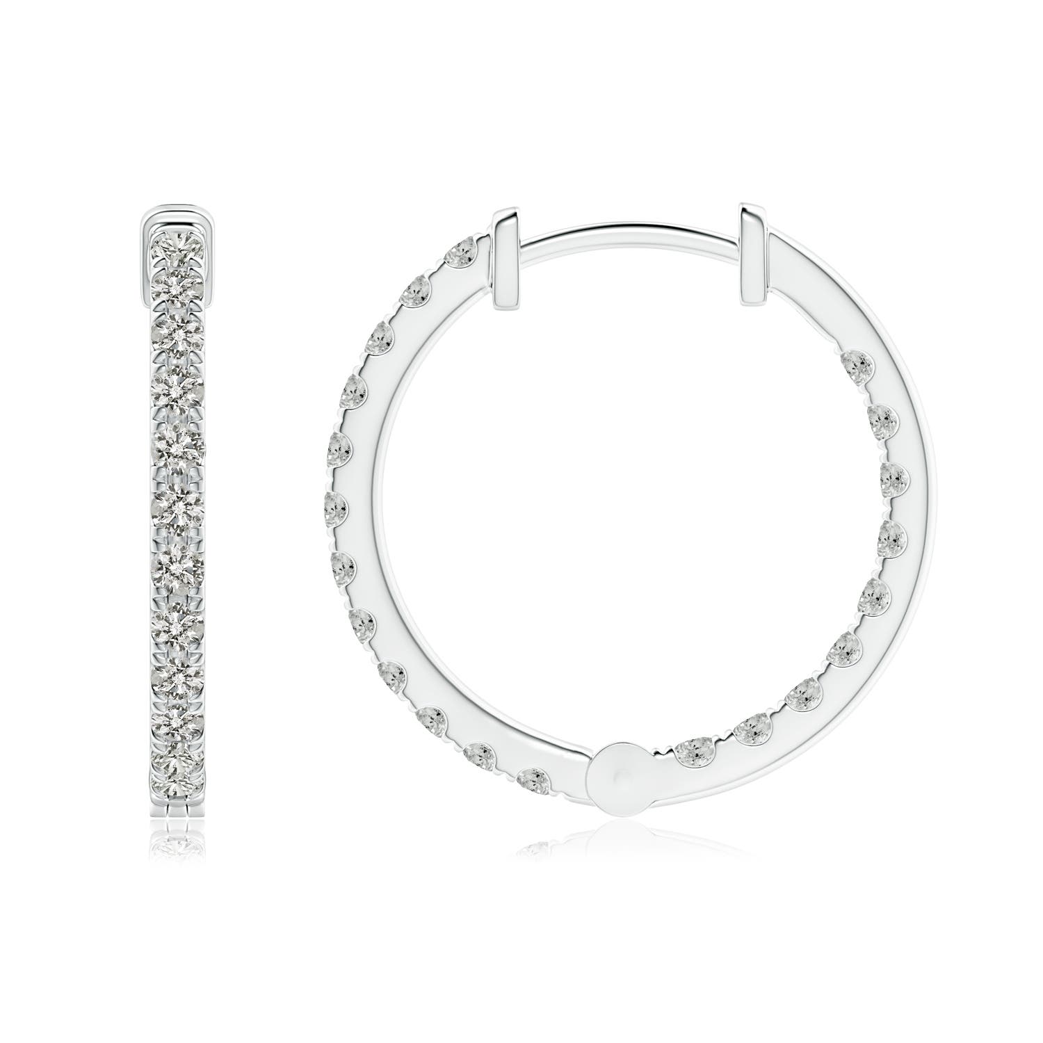 K, I3 / 0.76 CT / 14 KT White Gold