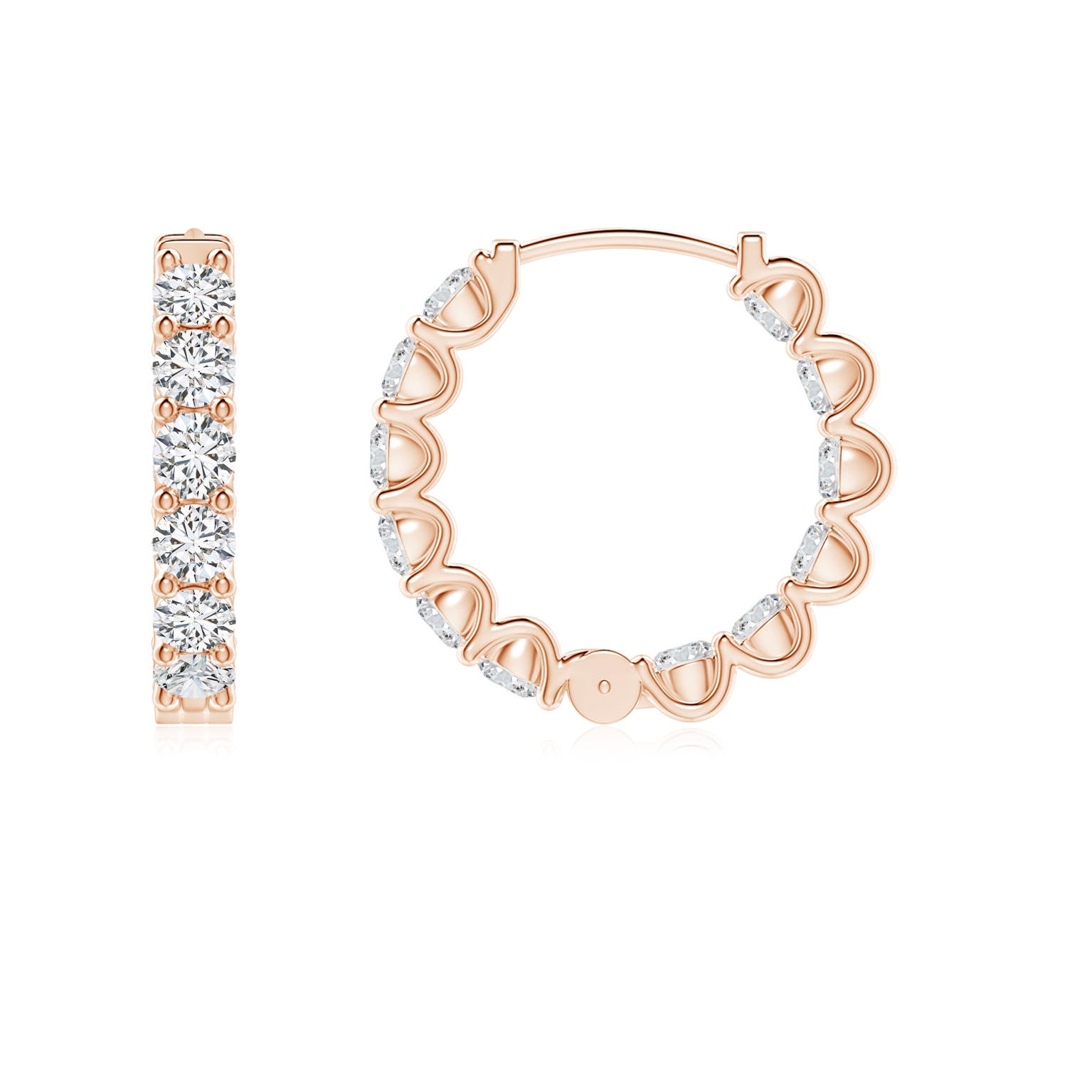 H, SI2 / 1.01 CT / 14 KT Rose Gold