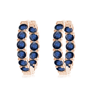 Round AA Blue Sapphire