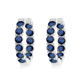 Round AA Blue Sapphire