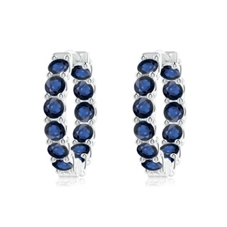 Round AA Blue Sapphire