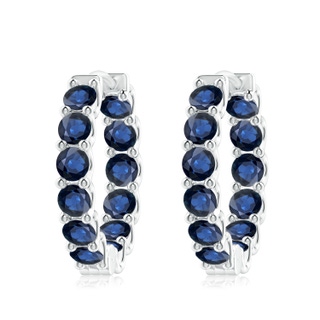 Round AA Blue Sapphire